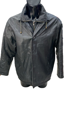 CONBIPEL Lederjacke gebraucht Herren man Gr. 54 schwarz XXC040L