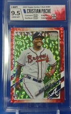 2021 Topps Series 1 Christian Pache Red Ice /199 #187 HGA 9.5 Gem Mint