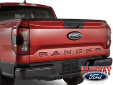 24-26 Ranger OEM Ford Tufskinz Matte Black Tailgate Lettering Kit VR1WZ9942528AB