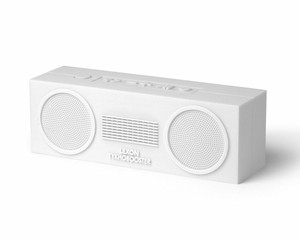 white bluetooth speaker