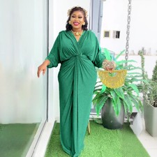 Elegant Women Muslim Long Dress Maxi Robe Dashiki Evening Party Gown Kaftan Arab