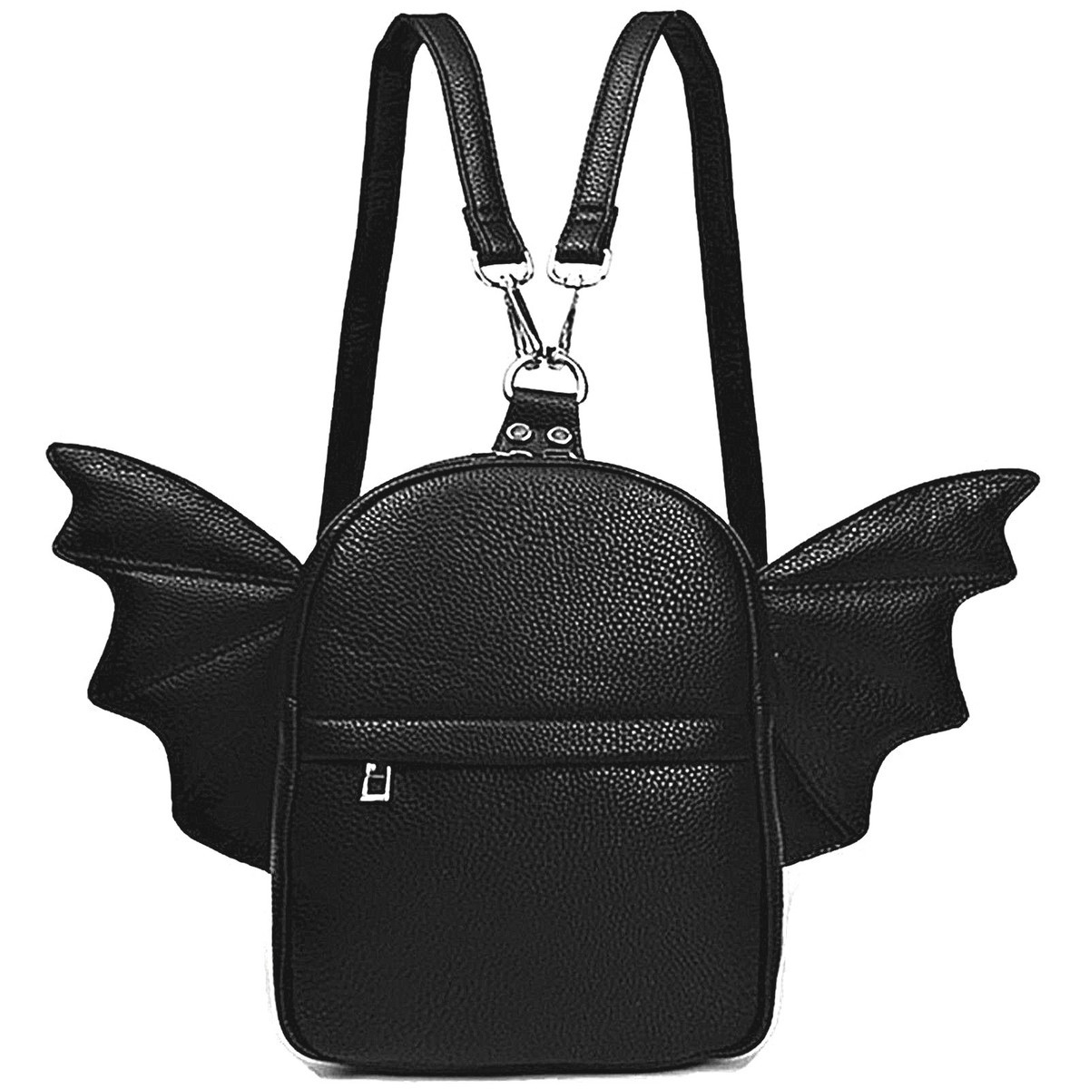 Women Mini Fashion Backpack Detachable Bat Angel Wing