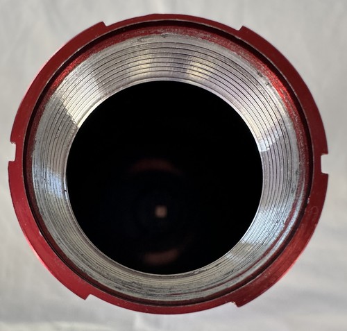 SNAP-ON Red Anodized Aluminum 3D-Cell Flashlight Rubber Grip 13" Extra lightbulb - Picture 13 of 13