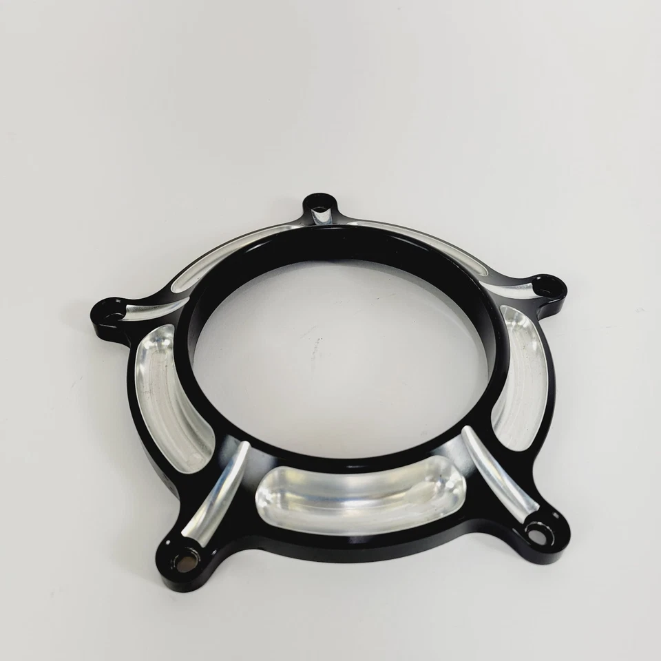 Placa superior purificador de aire de turbina Harley-Davidson RSD 0206-2038-BM - corte en contraste Foto 2 de 4