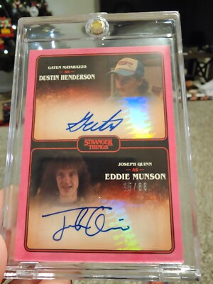 2023 Topps Zerocool Stranger Things 4 “Eddie & Dustin” Dual Auto 