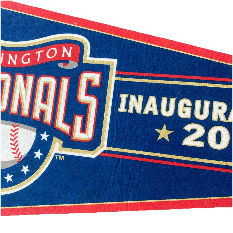 Washington Nationals ~ 2005 Inaugural Season Pennant ~ Full Size ~ Baseball - Image 4 of 4