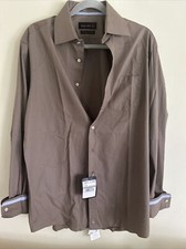 Jacques Britt Premium Finish New w/Tag Medium Non Iron Custom Fit LongSleeve
