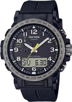 Casio Pro Trek PRW-51Y-1JF Solar Radio Watch Men Black Climber Line NEW BOX
