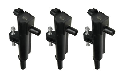 #ad NGK Set of 3 Ignition Coils COP Waste Spark For Dodge Ram Jeep Mitsubishi 3.7 V6 $155.96