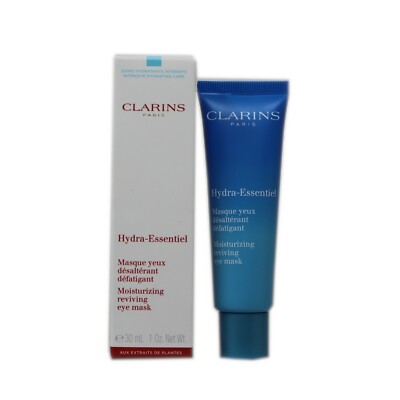 CLARINS HYDRA-ESSENTIEL MOISTURIZING REVIVING EYE MASK 30 ML/1 OZ. NIB