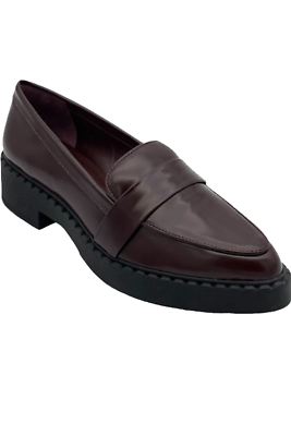 Vince Camuto Leather Platform Lug Loafers Echika Bordo | eBay display picture 1