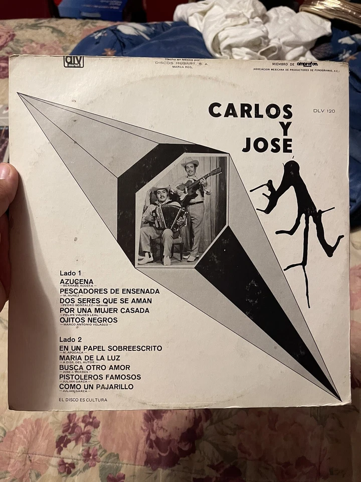 CARLOS Y JOSE - LP USADO RARO - Image 2 of 2