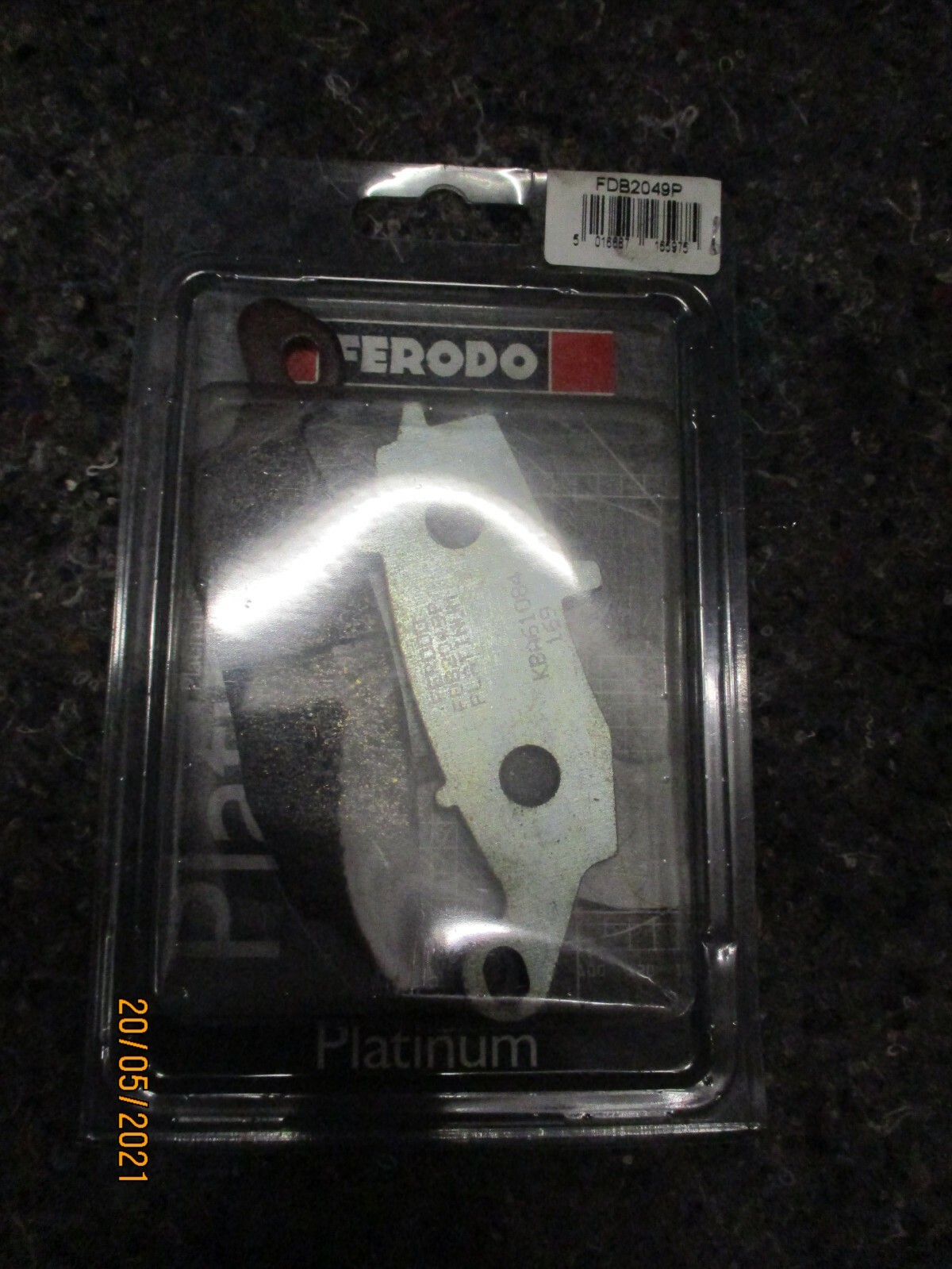 Plaquettes FERODO FDB2049P à haute friction thermique pour Kawasaki Ninja