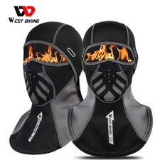 Winter Sports Cycling Cap Reflective Motorcycle Balaclava Hood Neck Warmer Hat