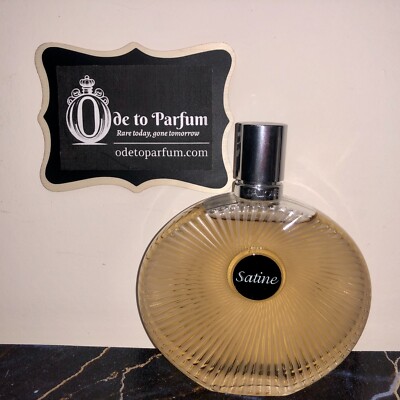 希少 LALIQUE ラリック サティーヌ オードパルファム 香水 100ml SATINE by Lalique Eau de Parfum Perfume Spray For Women 3.3/3.4 Fl