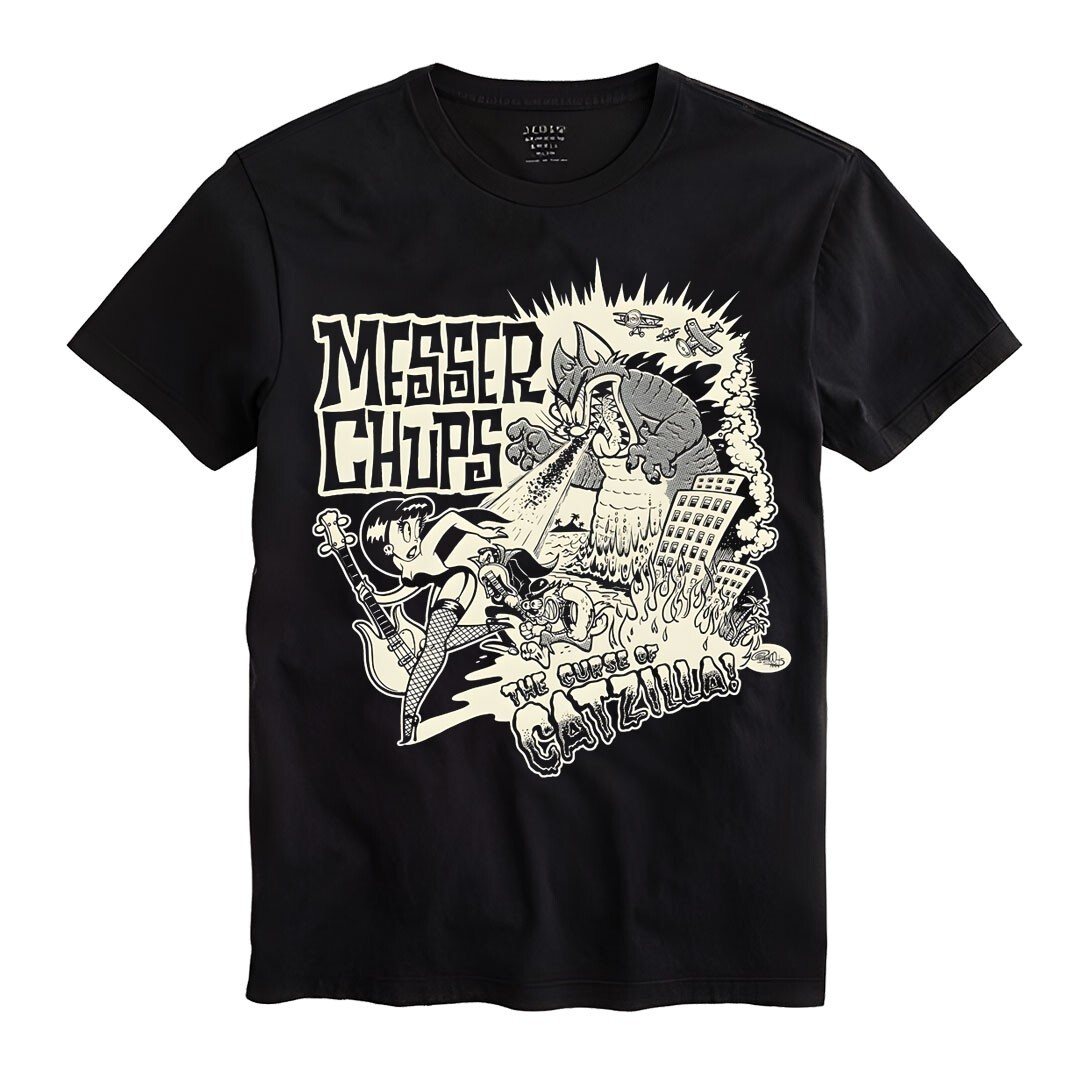T-shirt Messer Chups Black Size S-5XL SHIP FROM USA NO IMPORT DUTY