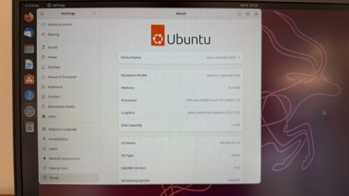 Dell Latitude 5520 (23GP9) 15.6" FHD i7-1185G7 16GB 512GB SSD Ubuntu/Linux ONLY - Picture 4 of 10