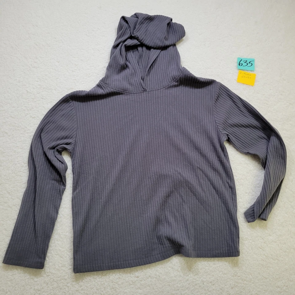 Lot of 2 Girls Clothing Items Size L 2 Hooded Shirts Old Navy Cat & Jack - Image 2 of 4