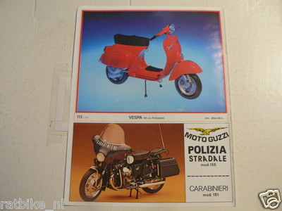PROTAR MOD67 LAVERDA 750 SF, VESPA 125 PRIMAVERA, MOTO GUZZI