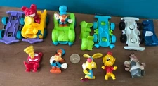 Bonkers Crash-Apart Cars 1993 Burger King Kids Meal Toys NEW & USED