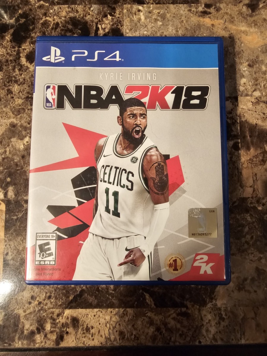 NBA 2K18 PS4 PlayStation Complete CIB CLEAN Kyrie Irving 2K