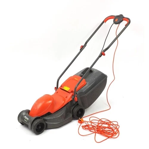 Flymo Easimo Electric Wheeled Lawn Mower, 900 W, Cutting Width 32 cm, Orange - Picture 3 of 11