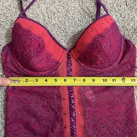 NEW Victoria's Secret Sexy Little Things Vintage 36B Bustier Lingerie Dress 2006