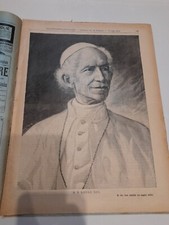 Papa Leone XIII - Biografia,fotografie,incisioni- rivista Illust. Popolare 1903