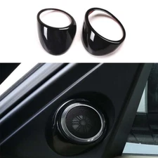 Glossy Black 2X Cover Trim For Range Rover L405 13-2022 A Pillar Speaker Sound