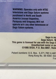 Wing Arms 1995 CIB Complete with Manual for Sega Saturn (Untested)