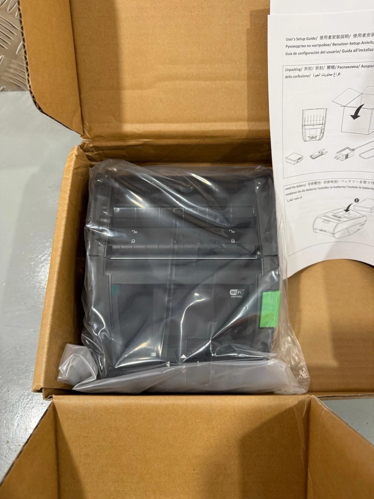 TSC Alpha-40L Direct Thermal Mobile Bluetooth Label Printer Brand New 4