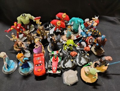 Disney Infinity Figuren Sammlung Konvolut Set 27 Teile Hulk Marvel Star Wars
