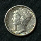 1928 Mercury Dime Silver Philadelphia Mint Almost Uncirculated Condition