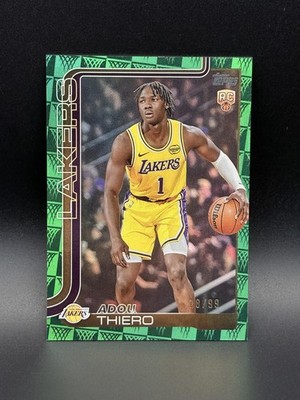 2025-26 Topps #236 Adou Thiero Season Tip Off Green Foilboard #/99