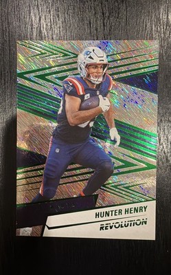 2025 Panini Revolution Hunter Henry Green Storm 600/699 Patriots 