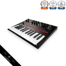 Korg Monologue Monophonic 25 Key 16 Step Sequencer Midi Analog Synthesizer Black