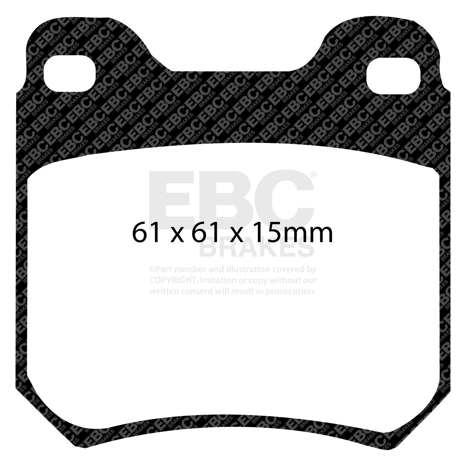 EBC DP4675R BRAKE PAD SET DISC BRAKE Rear