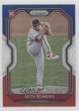 2021 Panini Prizm Tier III Red White & Blue Prizm Seth Romero #227 1n0