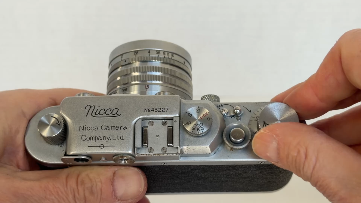 Nicca Tower Type-3 Rangefinder Camera with Nikkor-H.C 5cm f/2