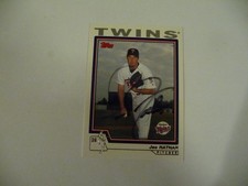 PAT NESHEK MINNESOTA TWINS 2007 TOPPS AUTOGRAPHED BASEBALL CARD