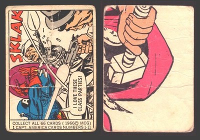 1966 Marvel Super Heroes Donruss Vintage Trading Cards You Pick Singles #1-66