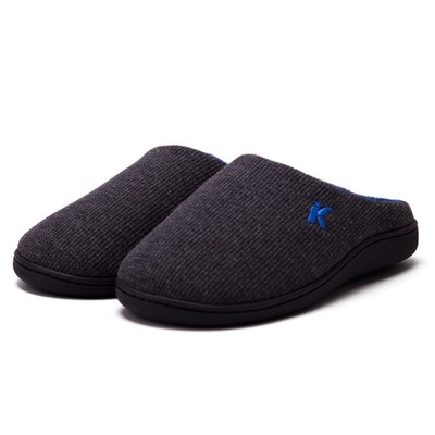 Men's Memory Foam Clog Slippers Fleece Fuzzy Slip On House Cozy Winter Shoes