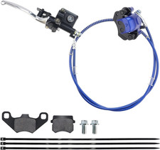 Rear Hydraulic Disc Brake System Caliper ATV Quad Hand Brake Assembly Master Cyl