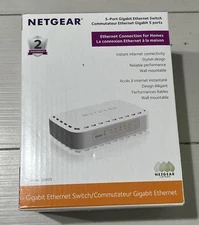 NETGEAR 5-PORT GIGABIT ETHERNET SWITCH NEW