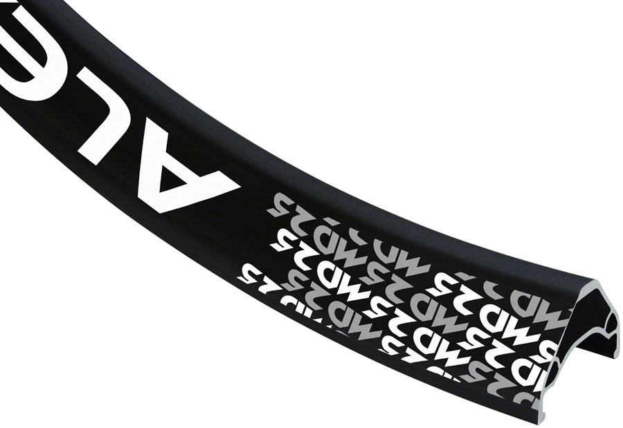 Alex MD2 29" Alloy Clincher Mountain Bike Rim - Disc Brake Compatible, Black 32h