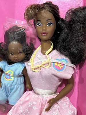 Vintage Barbie Heart Family Schooltime Fun AA Steffi Mom & Baby 2821  NIB  