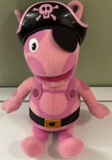 The Backyardigans Pirate Uniqua Sing Explore Talking Pink Plush 13" WORKS US94
