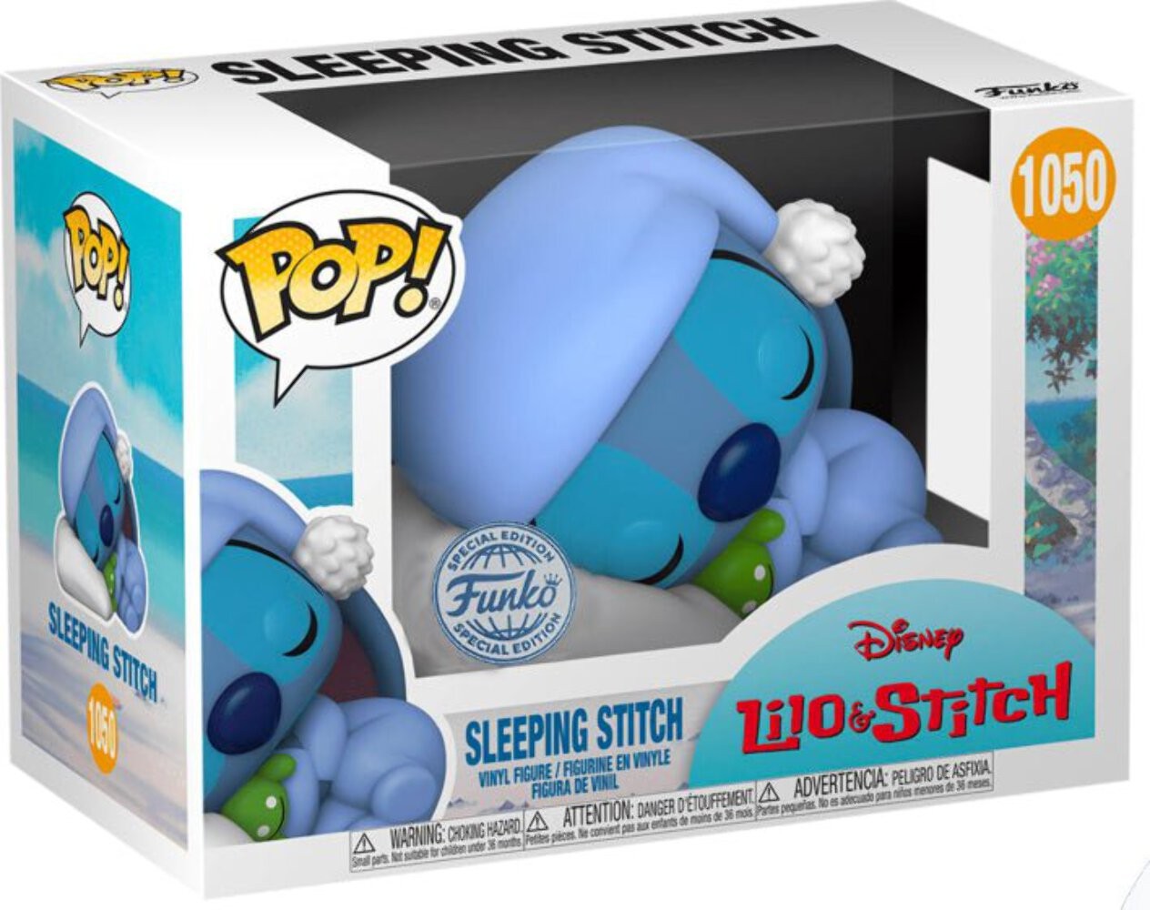 Lilo & Stitch - Sleeping Stitch - #1050 - Special Edition - Disney - Funko Pop!