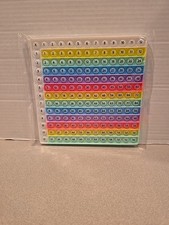 Multi-Colored Multiplication Table Chart Educational Math Learning Tool Sealed 