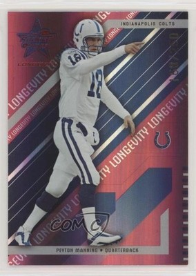 2004 Leaf Rookies & Stars Longevity Ruby 168/250 Peyton Manning #41 HOF fm0
